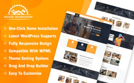 Ahşap Atölyesi - Marangoz ve Zanaatkar WooCommerce Teması