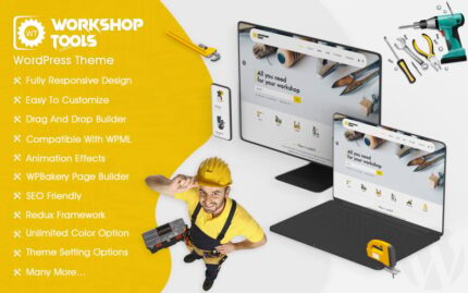 AI İçerik Üreticili Workshop Tools Store WooCommerce Teması