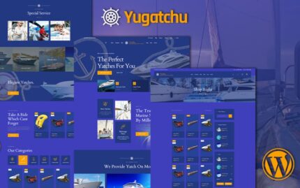 Yugatchu Lüks Yat Kulübü Hizmet ve Denizcilik Mağazası WooCommerce Teması