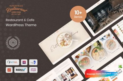 Hungrybuzz - Restoran WordPress Teması