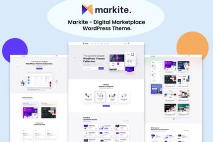 Markite - Dijital Pazar Yeri WordPress Teması