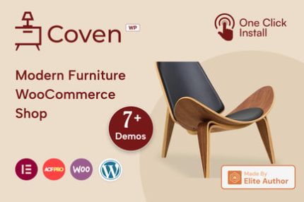 Coven - Mobilya Mağazası WooCommerce Teması