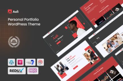Aali - Kişisel Portföy WordPress Teması
