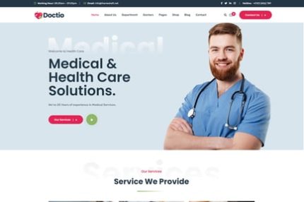 Doctio - Tıbbi Sağlık WordPress Teması