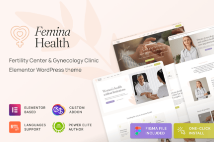 Femina Sağlık - Fertilite Kliniği WordPress Teması
