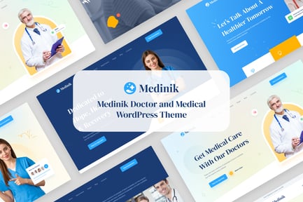 Medinik - Doktor ve Tıp WordPress Teması