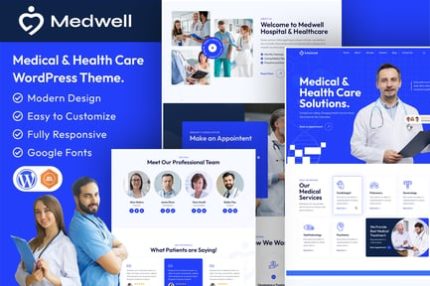 Medwell | Tıbbi ve Sağlık Bakımı WordPress Teması